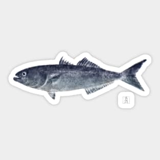 Bluefish (color) Sticker